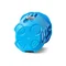 Scatola da incasso extra profonda 60 mm, autoestinguente, 80 mm, collegata con connettore KG71, colore blu