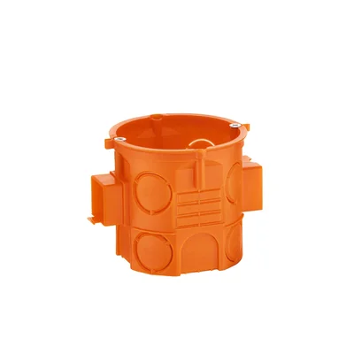Scatola da incasso in linea con viti S60DFw fi60mm, arancio intenso