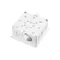 Scatola da muro con pressacavi 118x118x68mm IP55 bianca