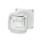 Scatola di derivazione da parete DK 0604 GZ 130x130x77mm con morsettiera 4mm IP66 grigio