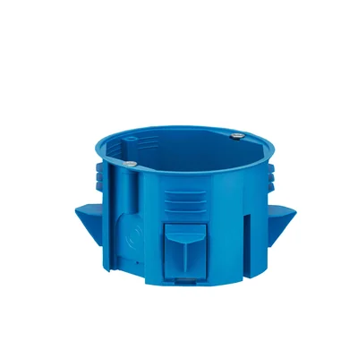 Scatola di installazione per pareti con polistirolo, raccordata PST60 fi60mm, blu