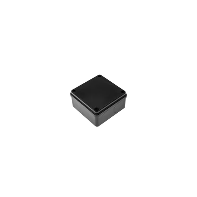 Scatola ermetica S-BOX 100x100x50, senza pressacavi, nera, senza alogeni, resistente ai raggi UV, IP65