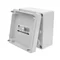 Scatola industriale da incasso a superficie 105x105x66 IP 65 - grigia
