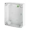 Scatola industriale da montaggio a superficie 270x220x106 IP 65 - grigio/trasparente