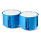 Scatola per pareti vuote con coperchio PV70 fi70mm blu