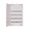 Schalttafel NRPsm 120 (5x24) mit Schloss (120-5-24-2) RAL 9003