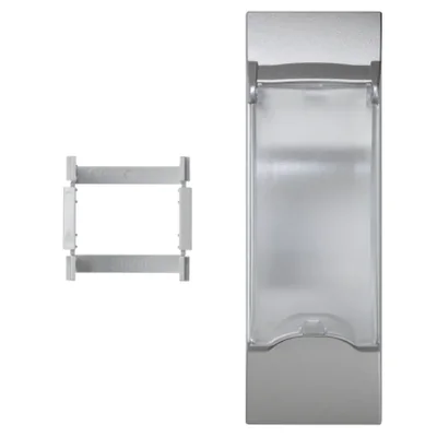 Scheda 3xK45 con coperchio per apparecchiature modulari in alluminio ALK 2 poli