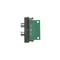 Scheda K45/2 connettori 2x RCA (CINCH) 22,5x45mm + inserti, grigio grafite