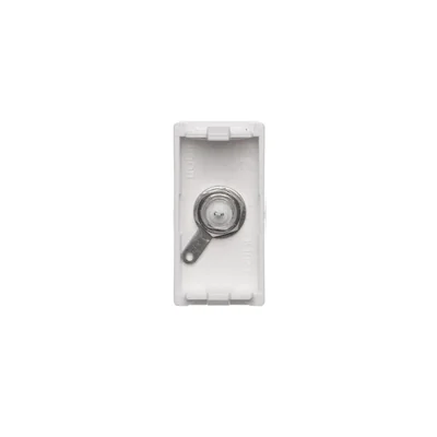 Scheda K45/2, presa SAT (F) + inserto, bianco puro