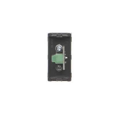 Scheda K45/2 prese mini-jack 22,5x45mm + inserto, grigio grafite