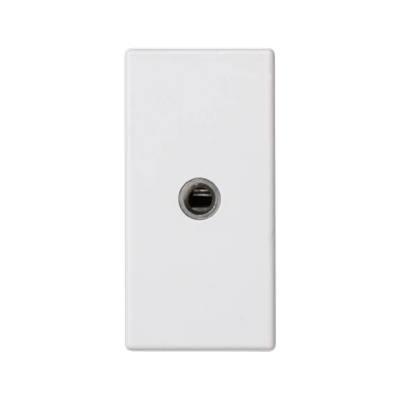 Scheda K45/2 prese mini-jack 22,5x45mm + inserto, morsetti a vite