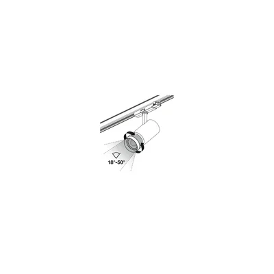 Schienenstrahler Spot Zoom Dimmbar 30W 940 WT Leuchte