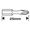 Schlagbohrer PH2 x 25 mm, 2 Stück.