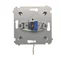 Schlüsselschalter Taster (Modul) 2-Position 0-I Schließerkontakt 5 A 230V 0 Gold (metallisch)