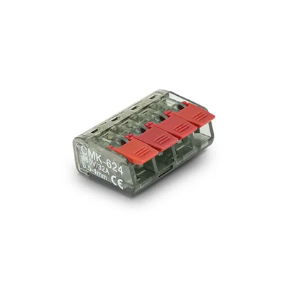 Schnellverbinder CMK-624 (4x4mm2) grau/grün