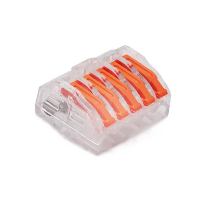 Schnellverbinder für Seile und Drähte ZU-405 transparent/orange