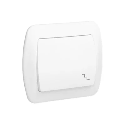 Schodišťový spínač 10A 250V, šroubovací svorky, bílý