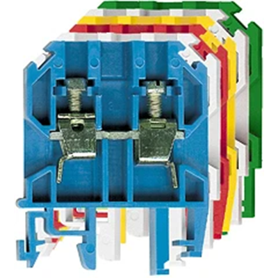 Schraubklemmenblock 6 mm2 TS 35 1-fach