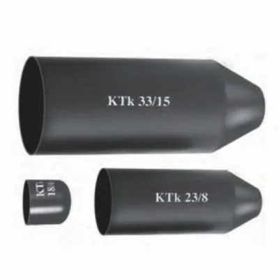 Schrumpfschlauch für Kabelenden, schwarz KTK 21/6 100 Stk.