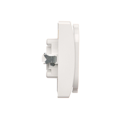 Schuko double socket outlet, white
