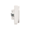 Schuko double socket outlet, white