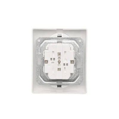 Schuko double socket with 54 Premium current path shutter