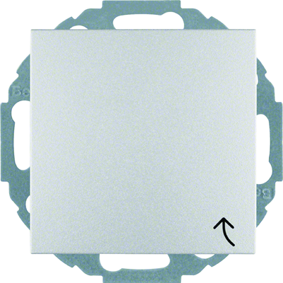 SCHUKO socket with aluminum cover