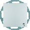 SCHUKO socket with aluminum cover
