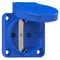 Schuko-Steckdose 16A 2P+E 230V 50/60Hz IP54, rückseitiger Anschlussflansch 50X50, vernickelte Kontakte