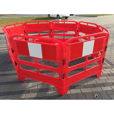 Schutzbarriere für Schächte und Baugruben – GARDIAN 1.0 Barriere-Set
