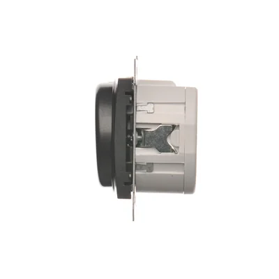 Ściemniacz naciskowo-obrotowy (moduł) 20-500W antracyt (metalik)