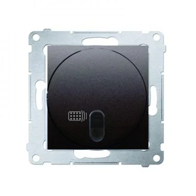 Ściemniacz naciskowy i zdalnie sterowany (moduł) 20-500W, antracyt (metalik)