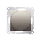 Ściemniacz obrotowy dwubiegunowy do LED ściemnialnych 230V (moduł) 5-215W, złoty metalik