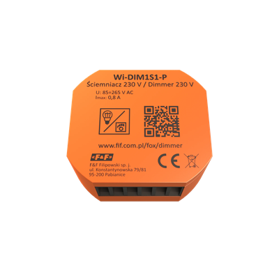 Ściemniacz Wi-Fi do LED i oświetlenia zwykłego 230 V DIMMER