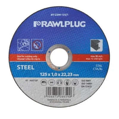 Ściernica korundowa do cięcia stali 125x1x22,23mm