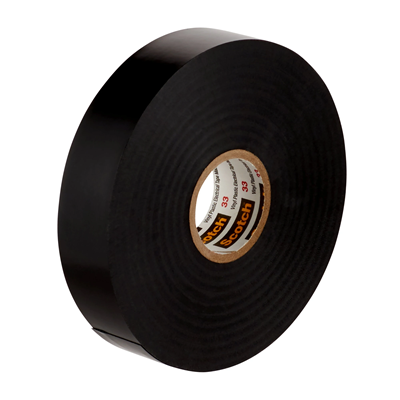 Scotch 33 PVC insulating tape ideal for outdoor use. layers. in joints and heads LV MV for plastic cable. 19x33