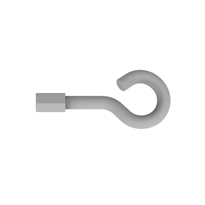 Screw hook M16 hot-dip galvanized