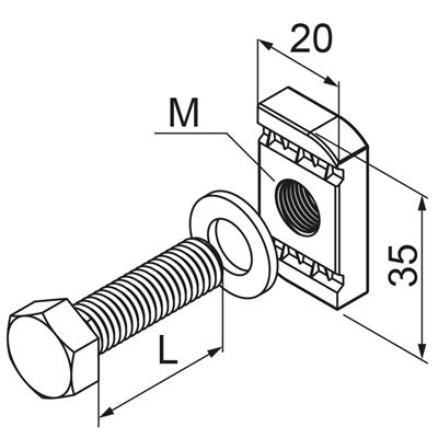 Screw (set), SRM6x16