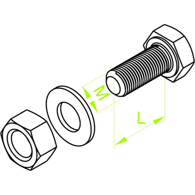 Screw, SMM10x20