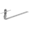 Screwed, adjustable tile holder with a screw L=28 cm H=9.6 cm, hot-dip galvanized