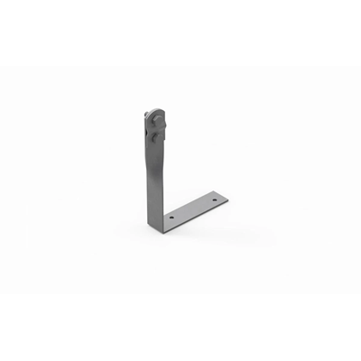 Screwed angle bracket L=100mm, galvanized