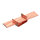 Screwed copper holder for a hoop iron, tape width 30mm, type U