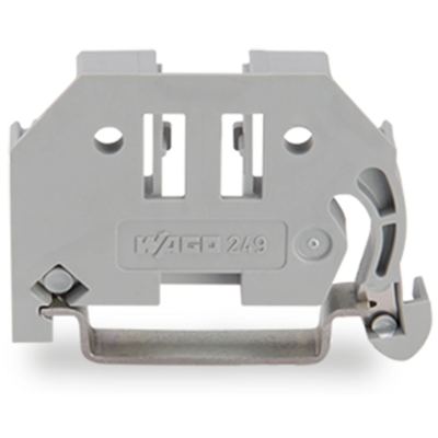 Screwless end lock for TS 35 rail, width 6mm