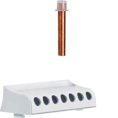 Secondary distribution block Neutral 100A - 7 terminals