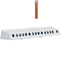 Secondary distribution block Neutral 125A - 15 terminals