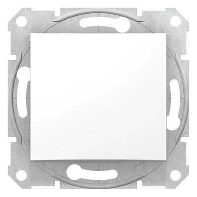 SEDNA Pulsador escalera blanco