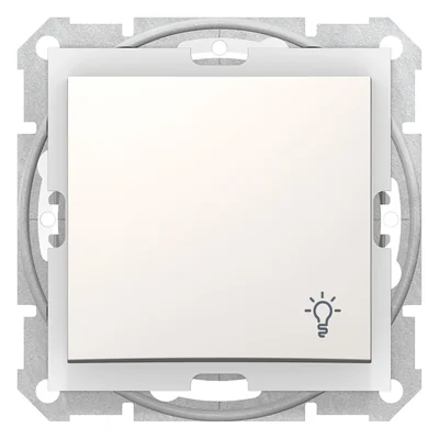 SEDNA pulsante "luce" IP44 crema