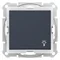 SEDNA Pulsante luce IP44 grafite