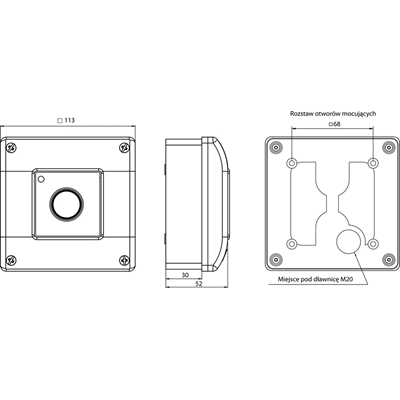 Selbstauslösender Unterputz-Drucktaster 2 Öffnerkontakte + LED-Signalisierung 24 V DC