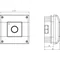 Selbstauslösender Unterputz-Drucktaster 2 Öffnerkontakte + LED-Signalisierung 24 V DC
